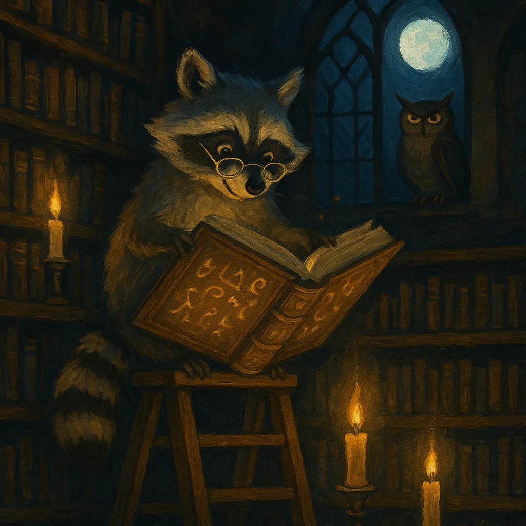 Quaint Town Library Is Illuminated Solely by the Unsteady