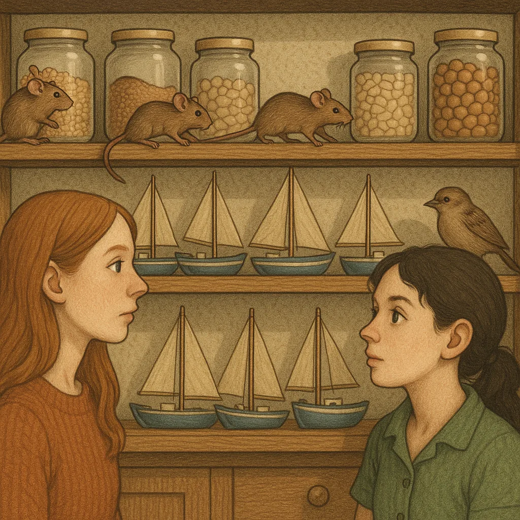 On the Overcrowded Shelf Sat Five Jars