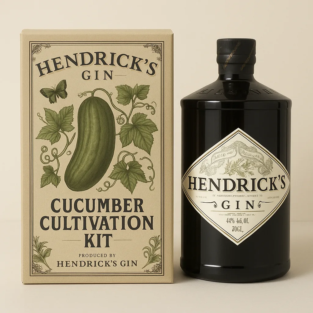 Hendrick's Gin Cucumber Cultivation Kit Box