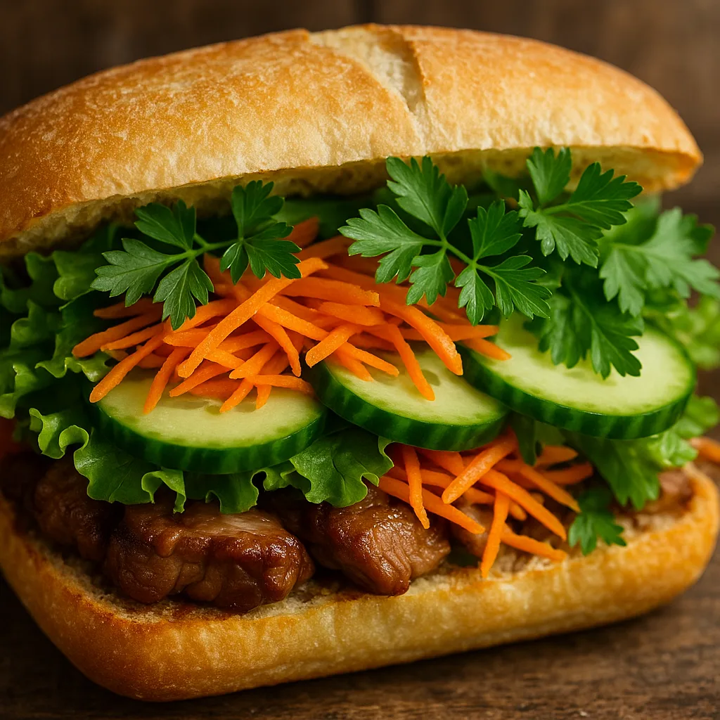 Sandwich Stuffed with Flavorful Meat