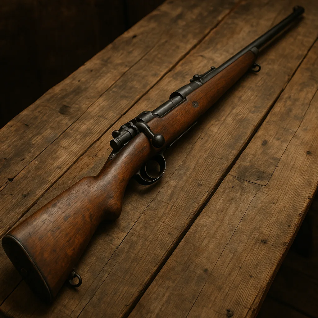 Classic Hunting Rifle with a Bolt-action Design
