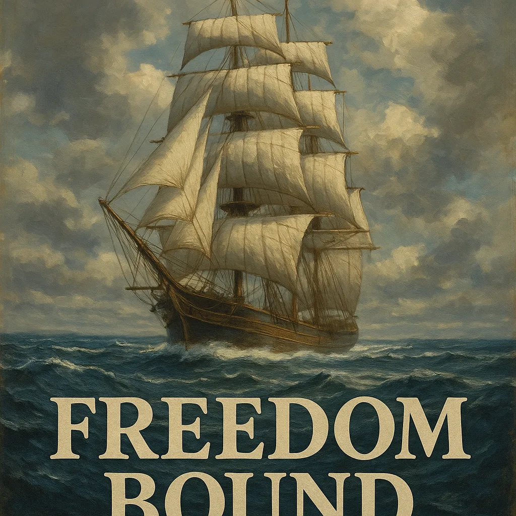 Majestic Sailing Ship Navigates Choppy Ocean Waters