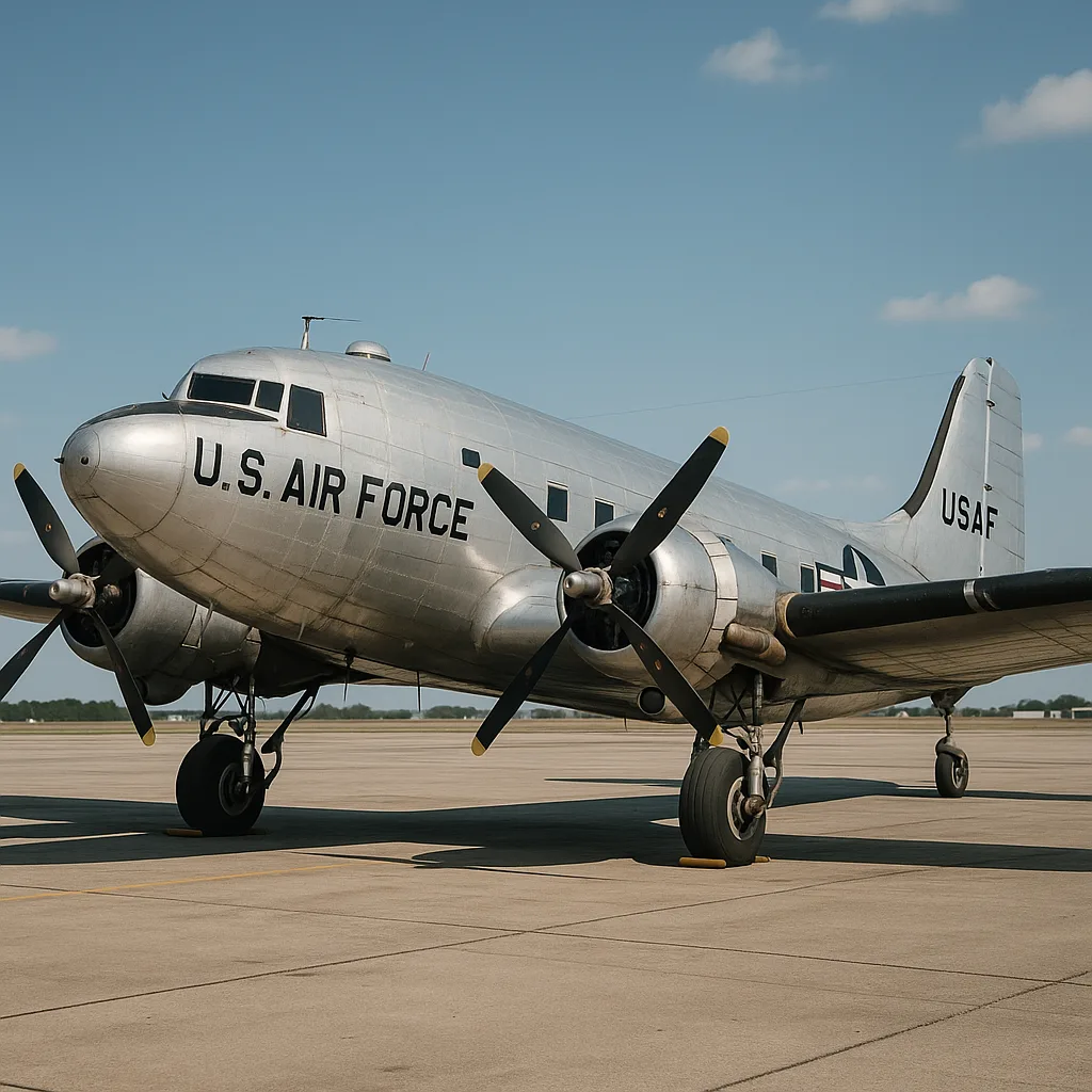 United States Air Force Vintage Propeller-driven Military Airplane