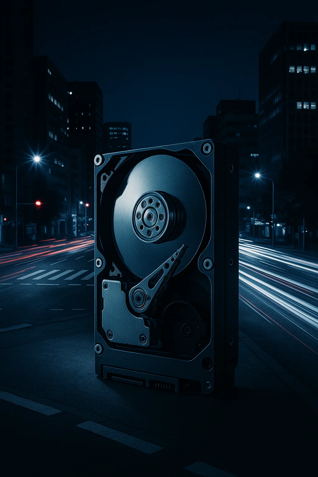 Single Internal HDD, its Brushed Aluminum Alloy Casing Glinting