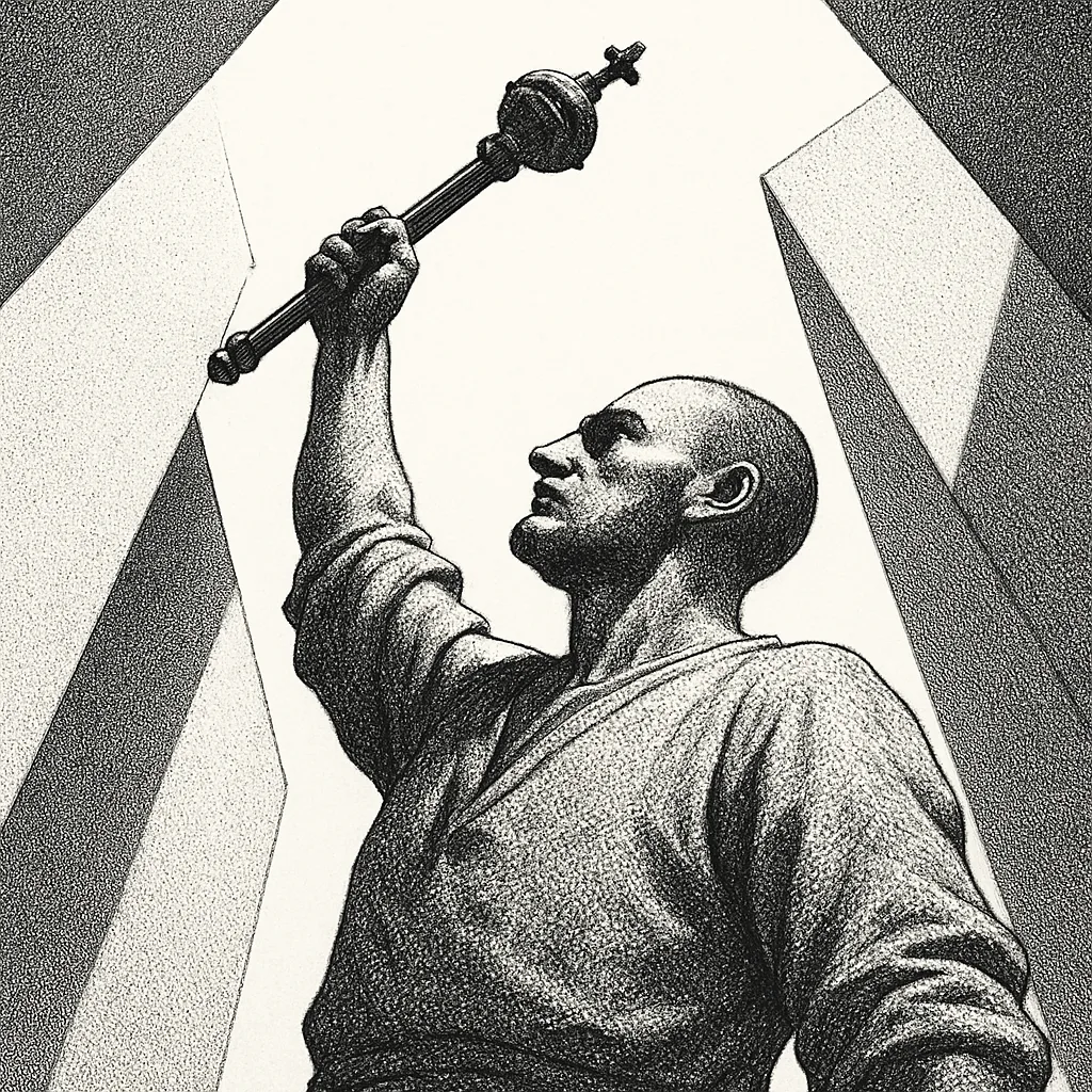 Towering Historical Ruler Figure