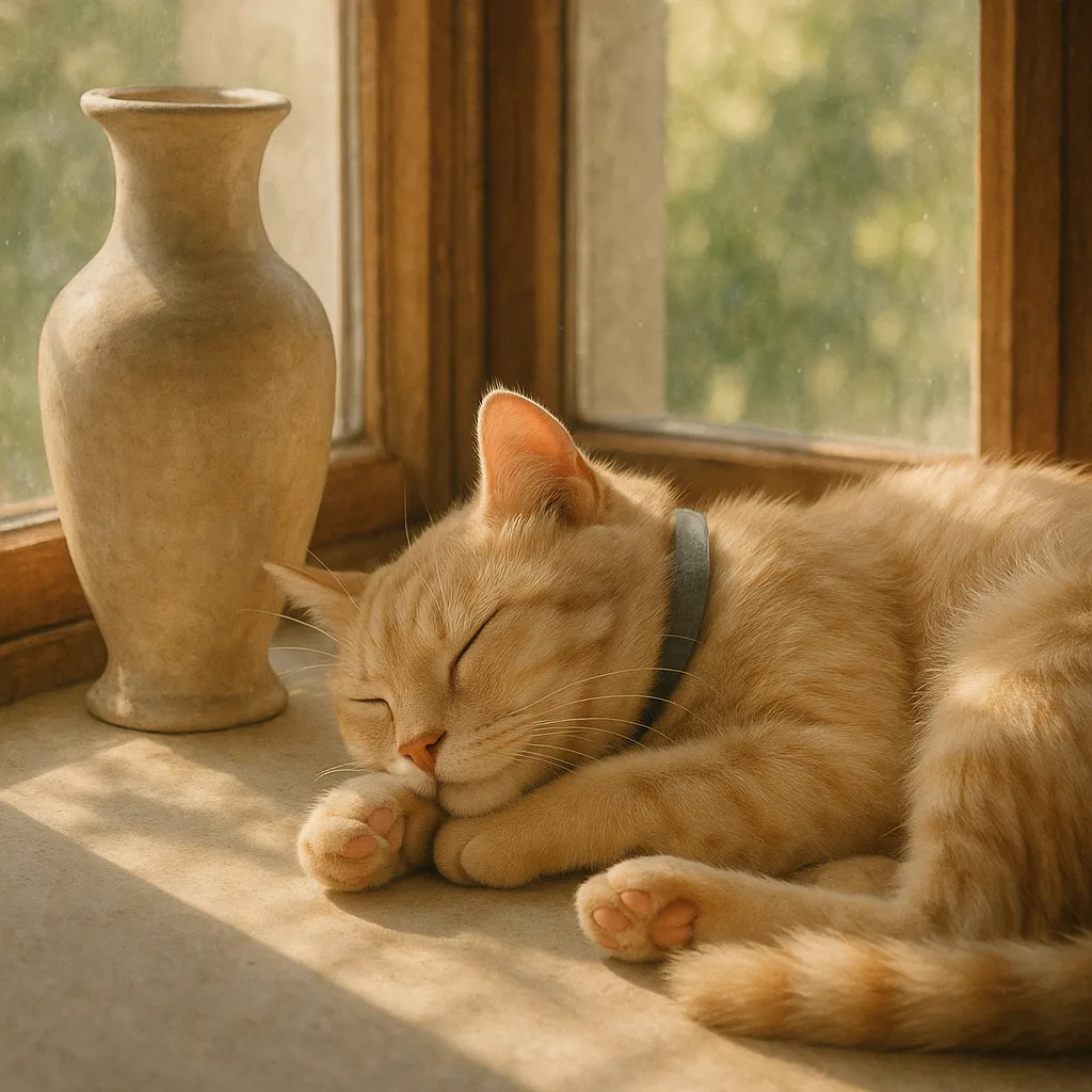 On the Sunlit Windowsill