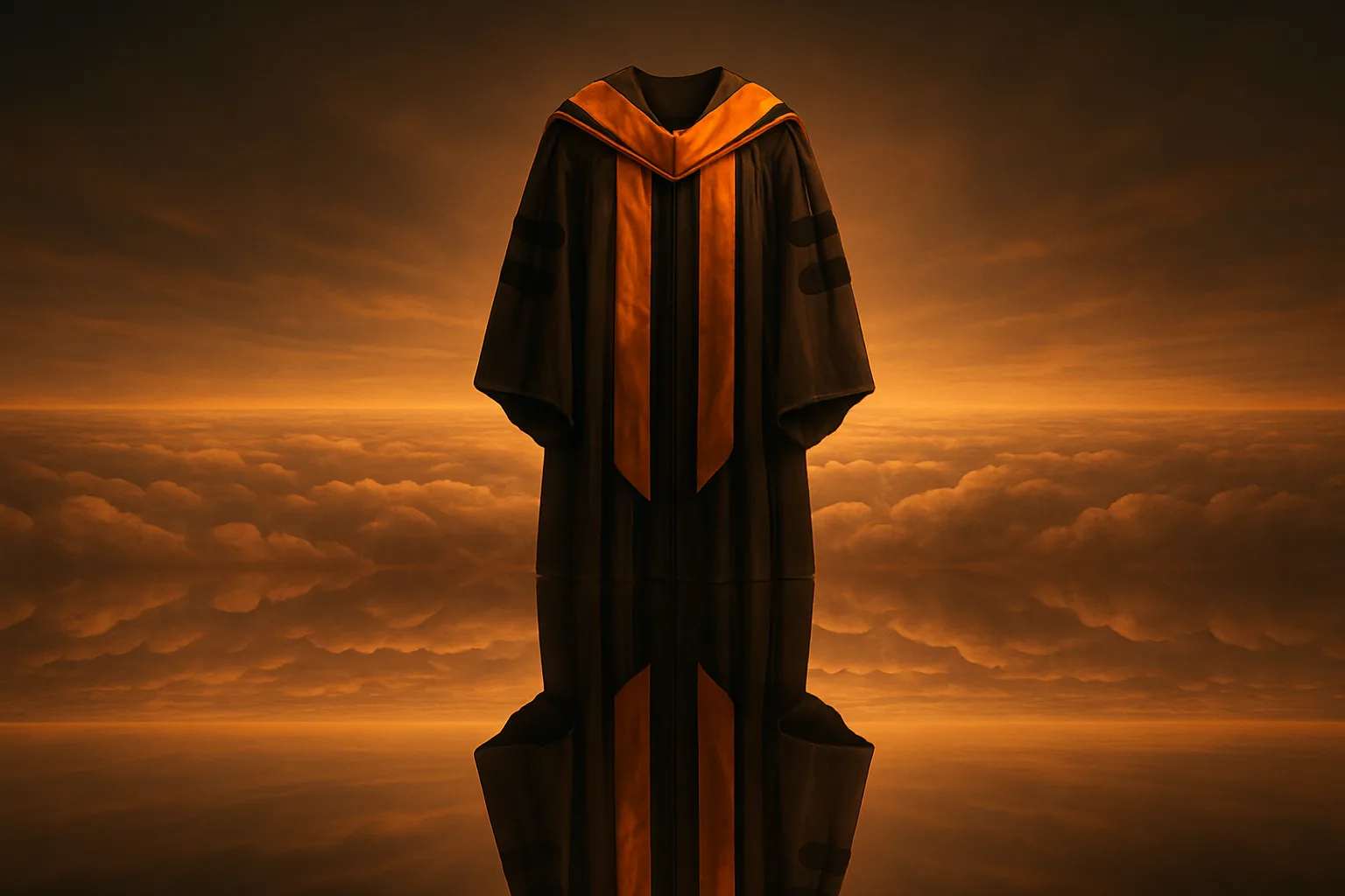 Flowing Academic Gown