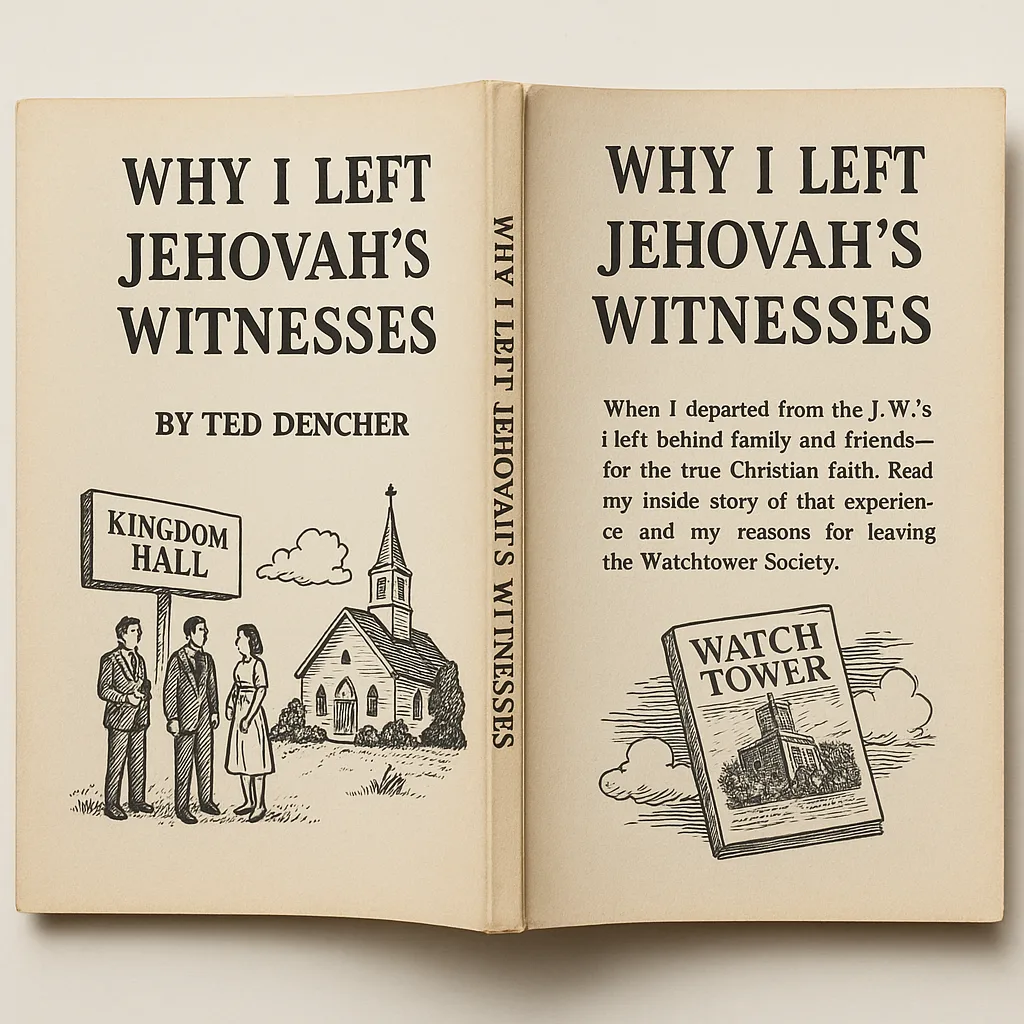 Open Book Titled "Why I Left Jehovah's Witnesses" by Ted
