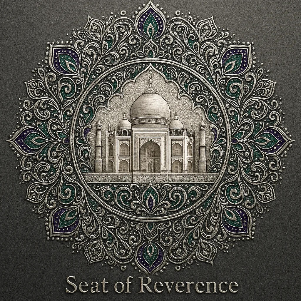 Intricate Representation of the Taj Mahal