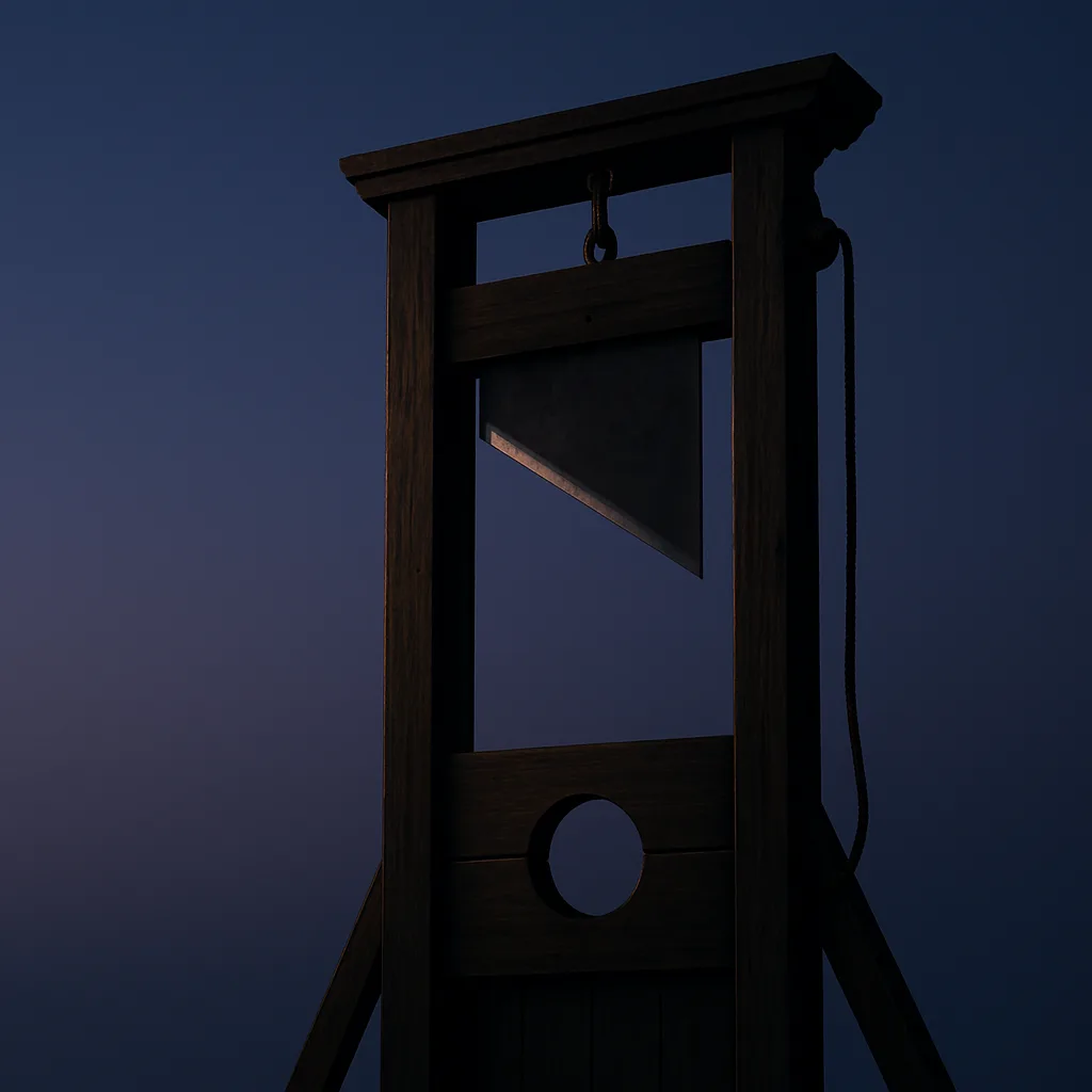 Against a Vast Empty Expanse of a Smooth Color Gradient