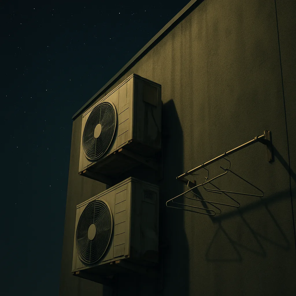 Mounted Securely by Brackets on a Towering Exterior Wall