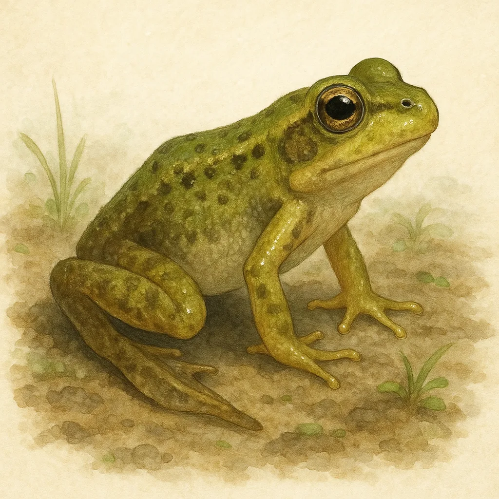 Frog That Has Just Transitioned from its Tadpole Stage