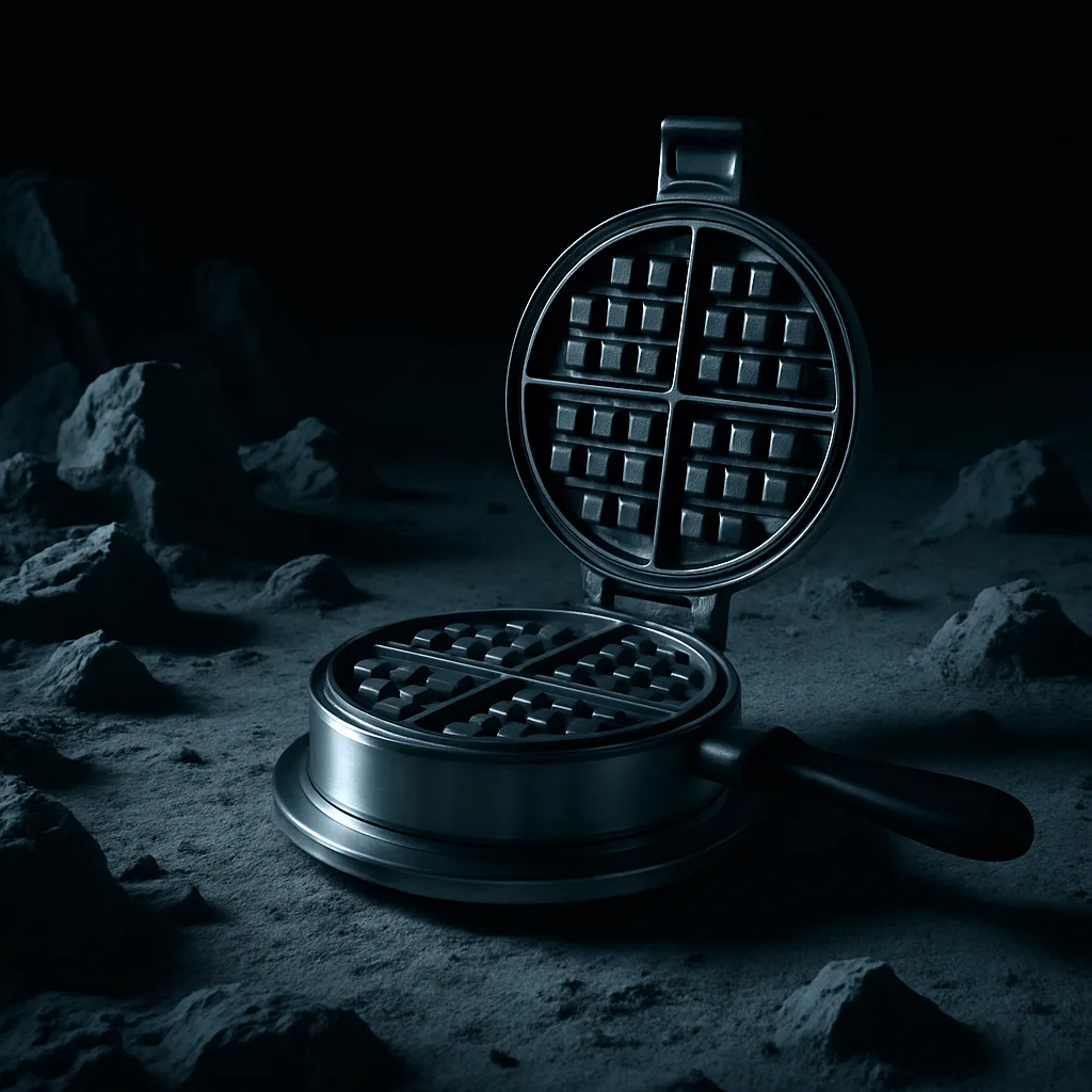 Single Vintage-style Waffle Iron