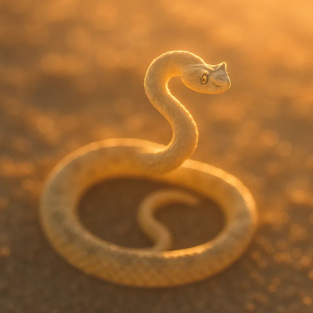 Single Pale Sandy Yellow Sidewinder