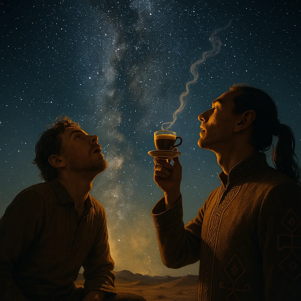 Against a Crystal Clear Night Sky Revealing the Milky Way