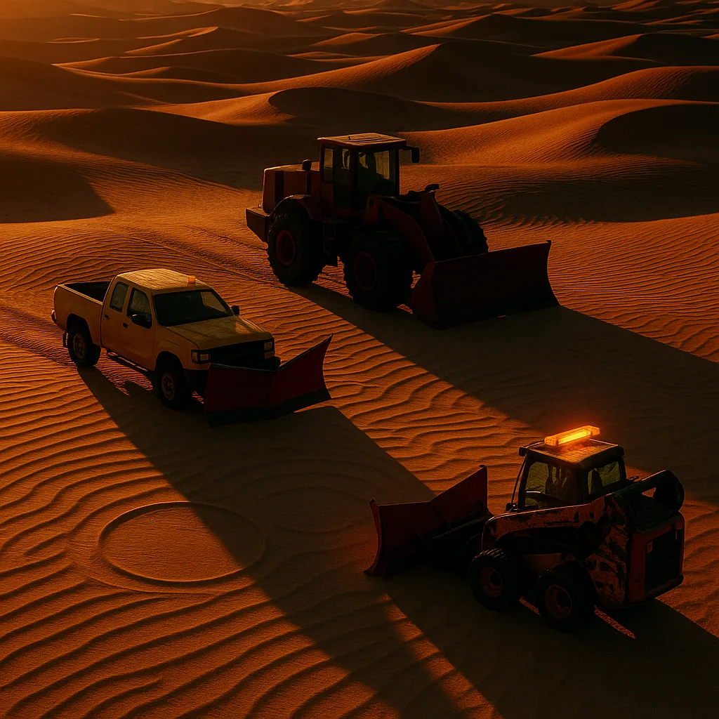 Dreamlike Imagery of Vast Sand Dunes