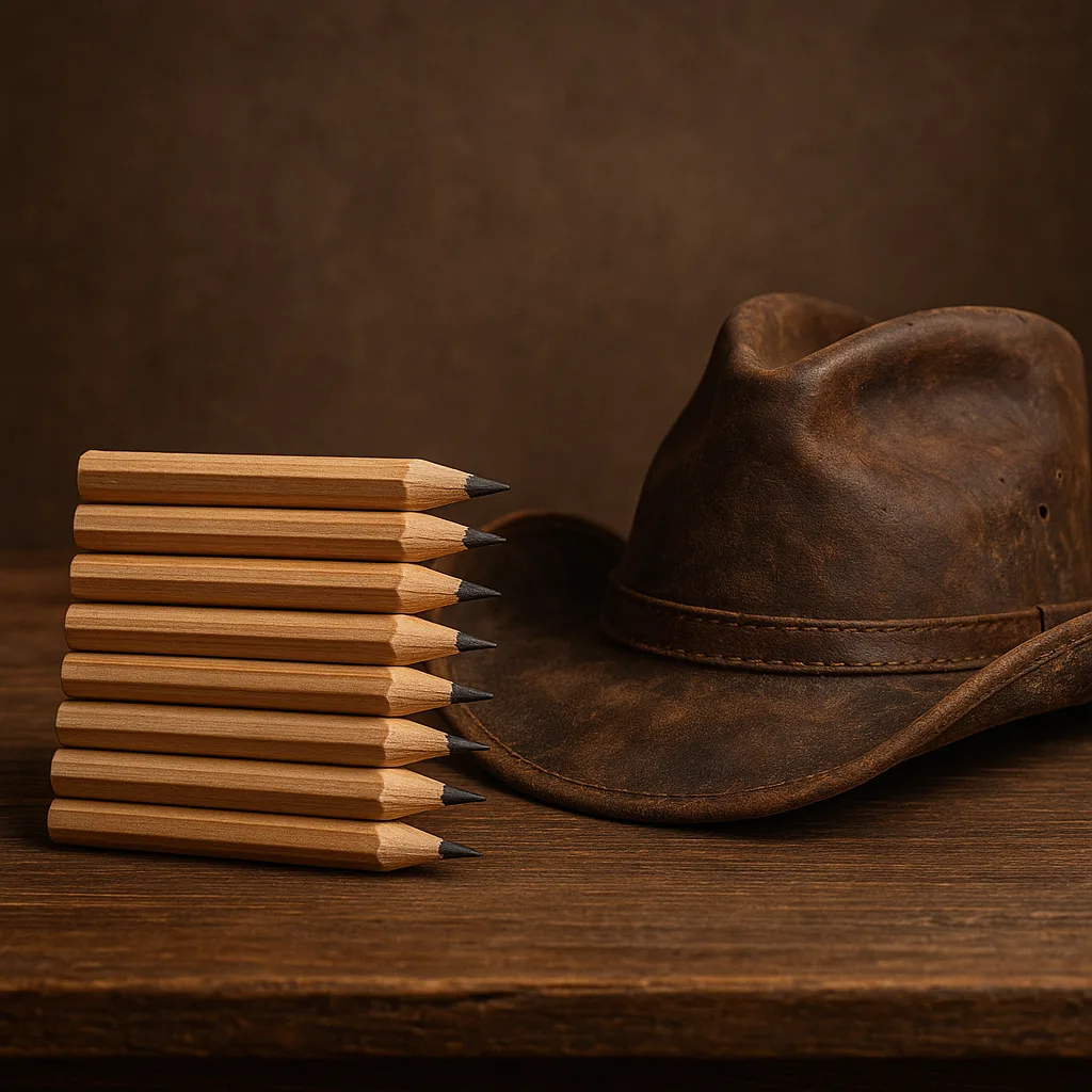Weathered Leather Cowboy Hat