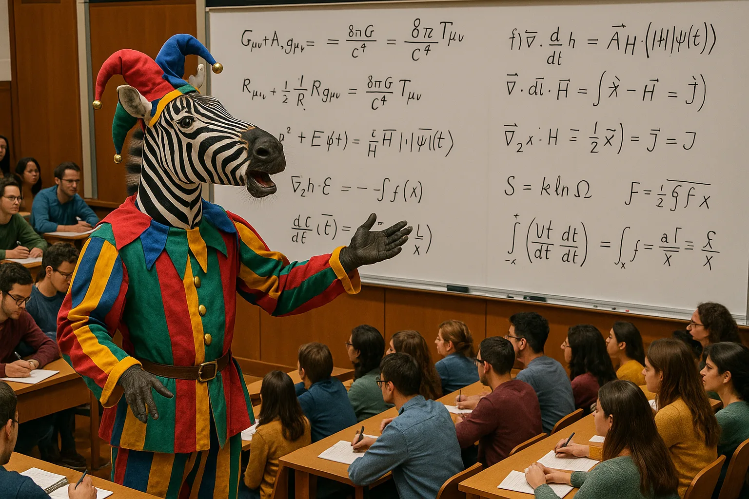 Detailed and Sharp Image of a Zebra Dressed