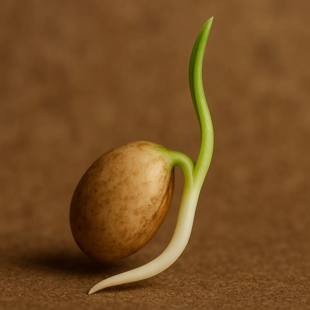 Seed Beginning to Germinate
