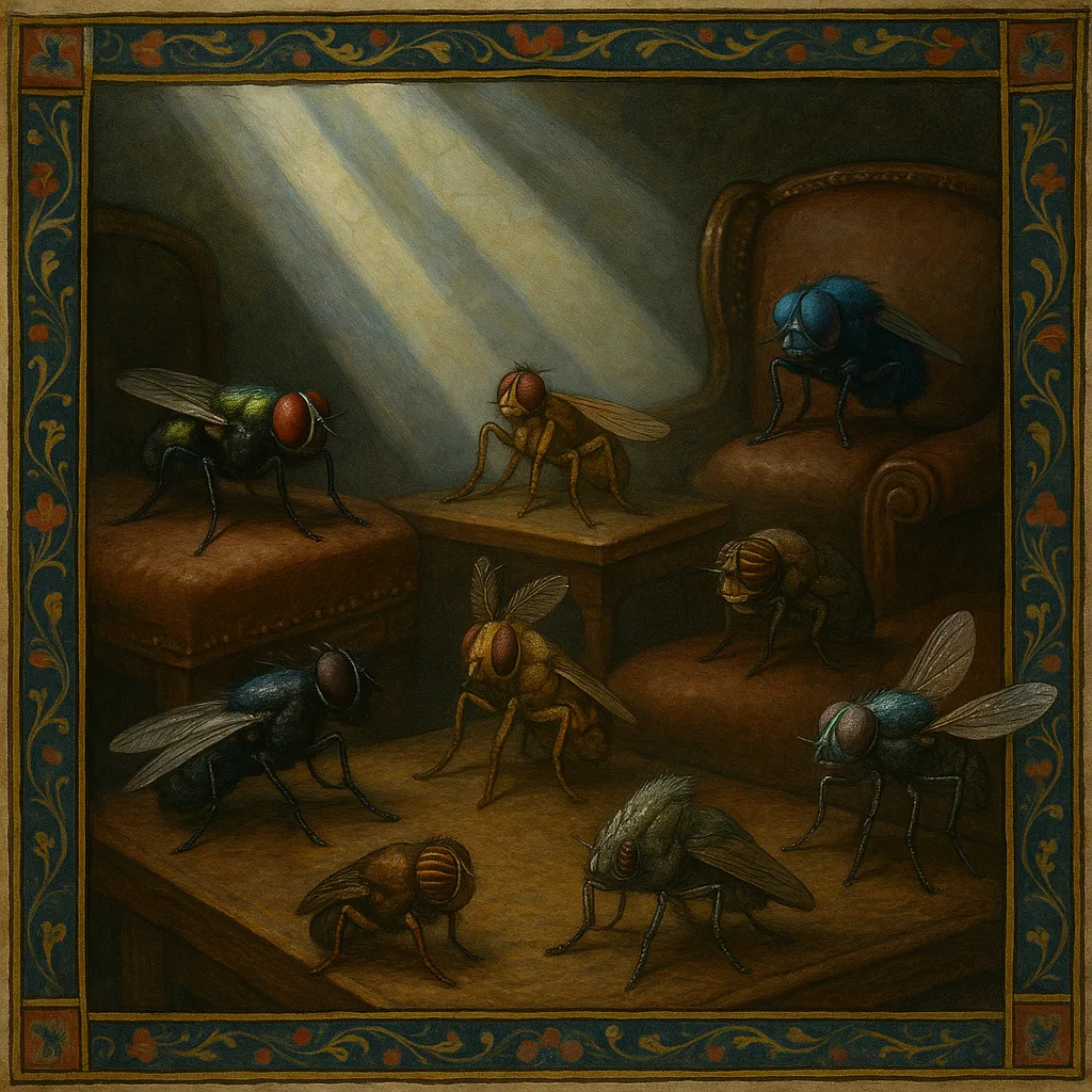 Under an Illuminated Manuscript Influence