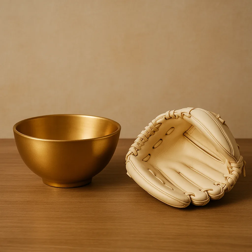 Bowl in a Gold Hue