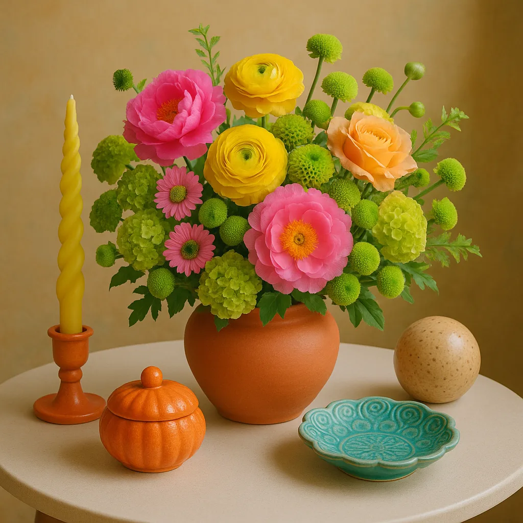 Vibrant Floral Arrangement with Pink