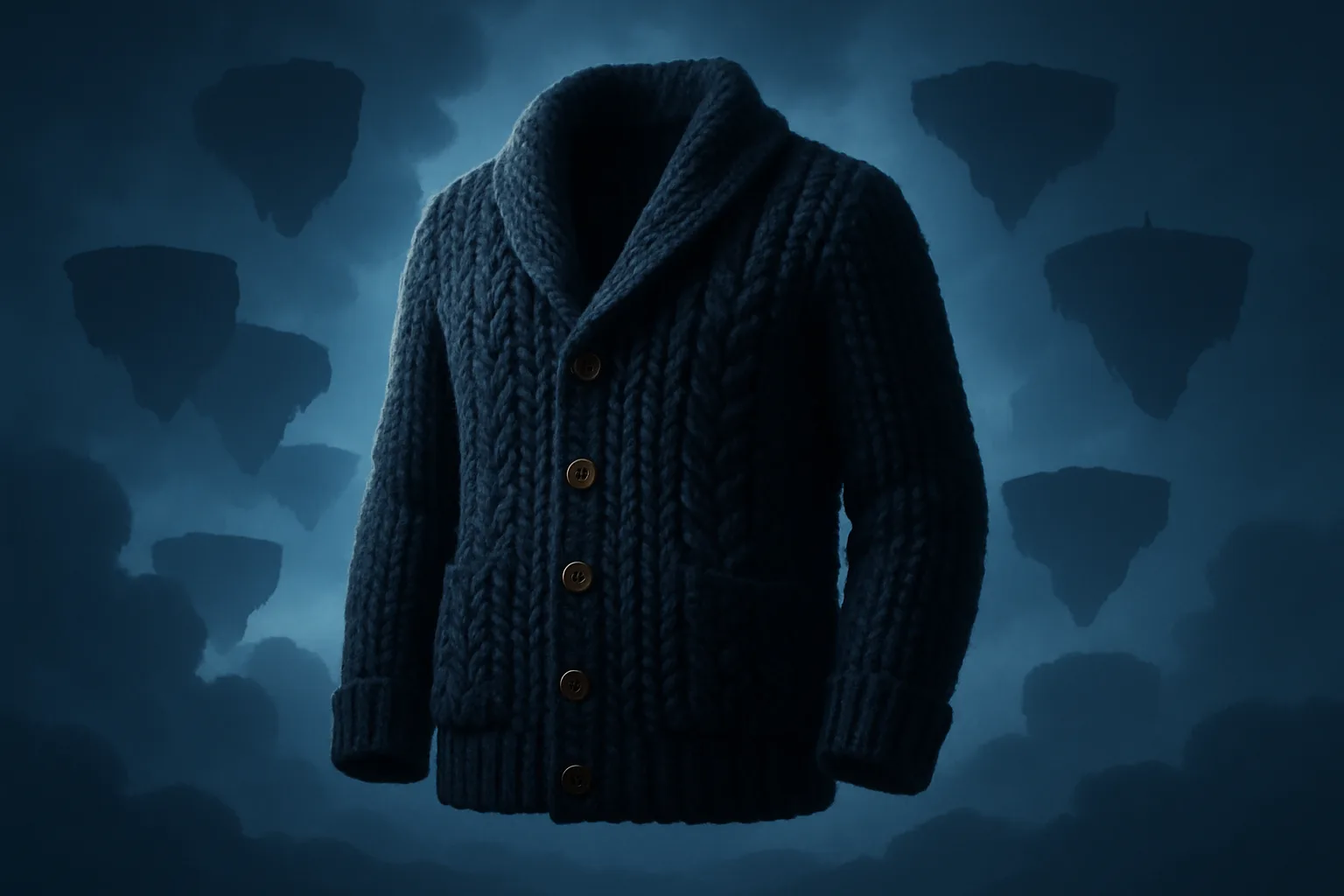 Single Heavyweight Chunky Knit Cardigan