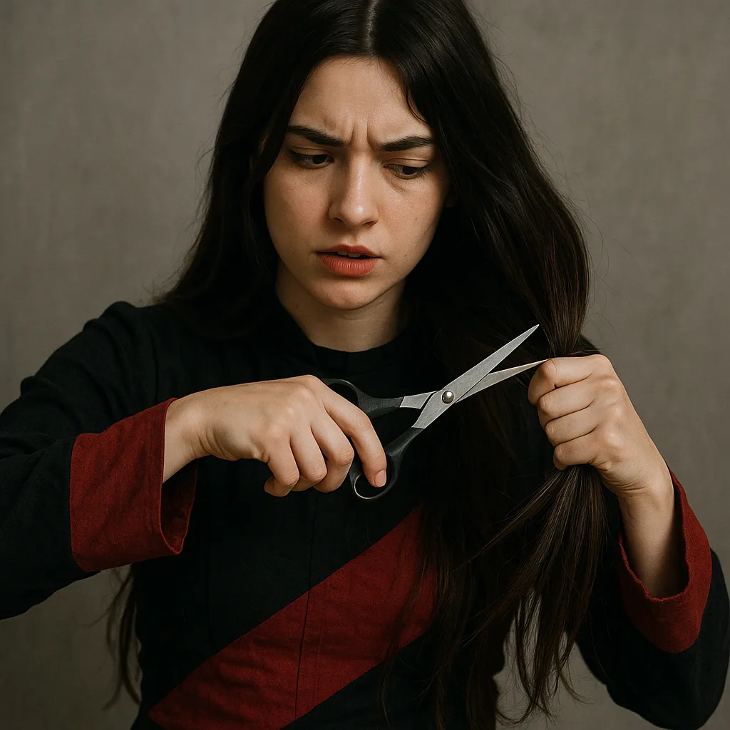 Person with Long Hair