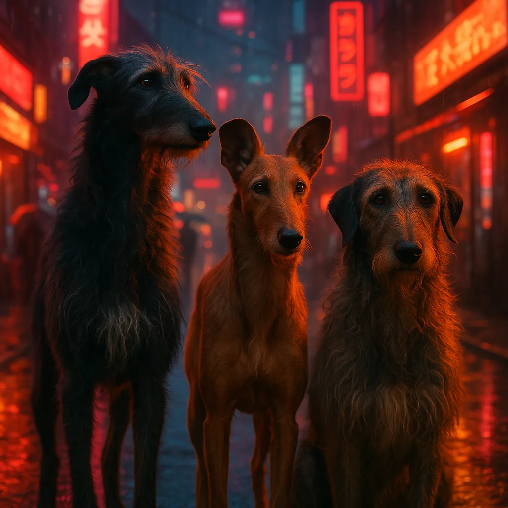 Amidst the Neon-drenched