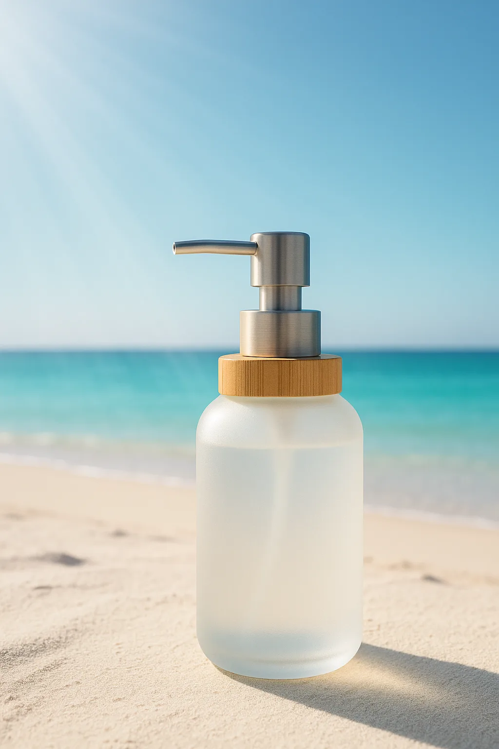 Single Soap Dispenser of Sleek Minimalist Design
