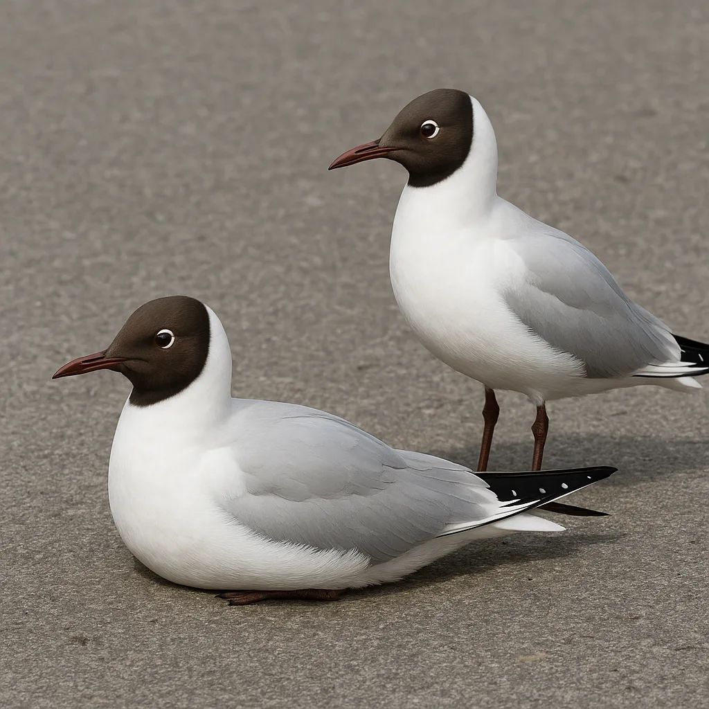 Two Black-headed Gulls