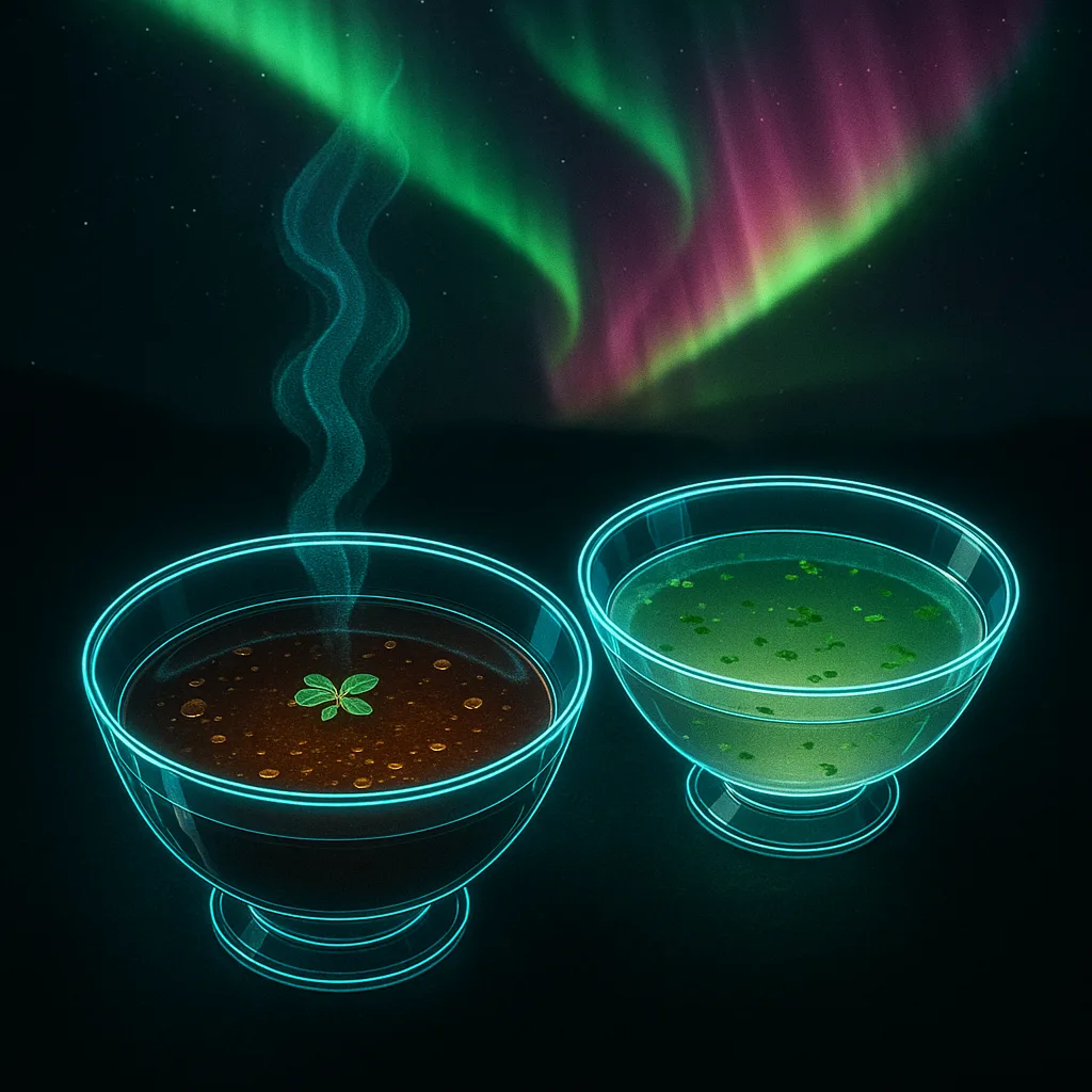 Beneath a Vibrant Aurora Borealis or Australis