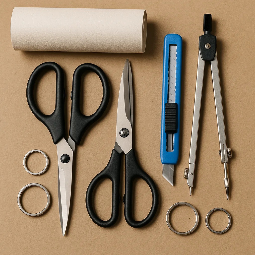 Tabletop Display of Various Drafting Tools