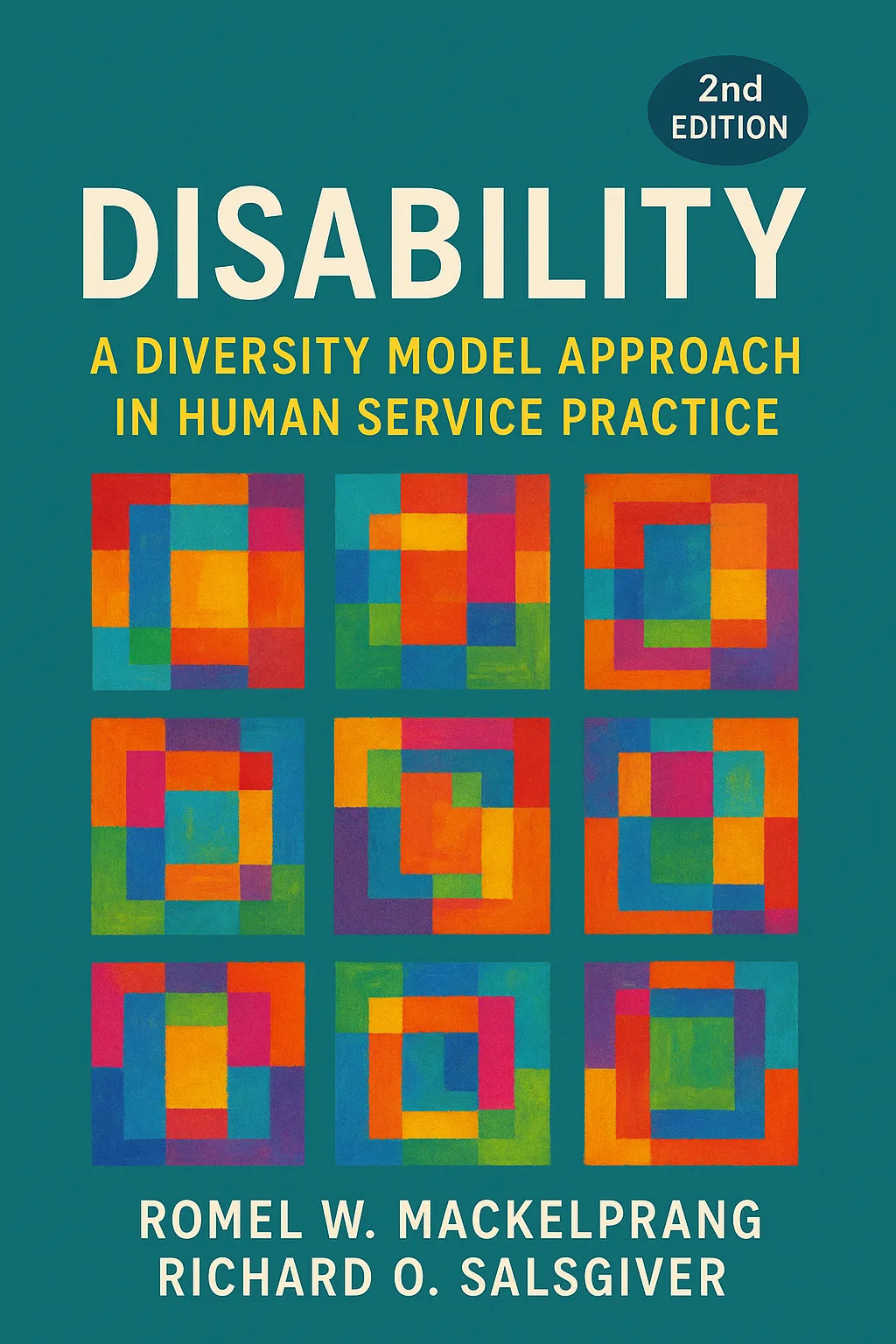 Teal Book Cover Titled "Disability