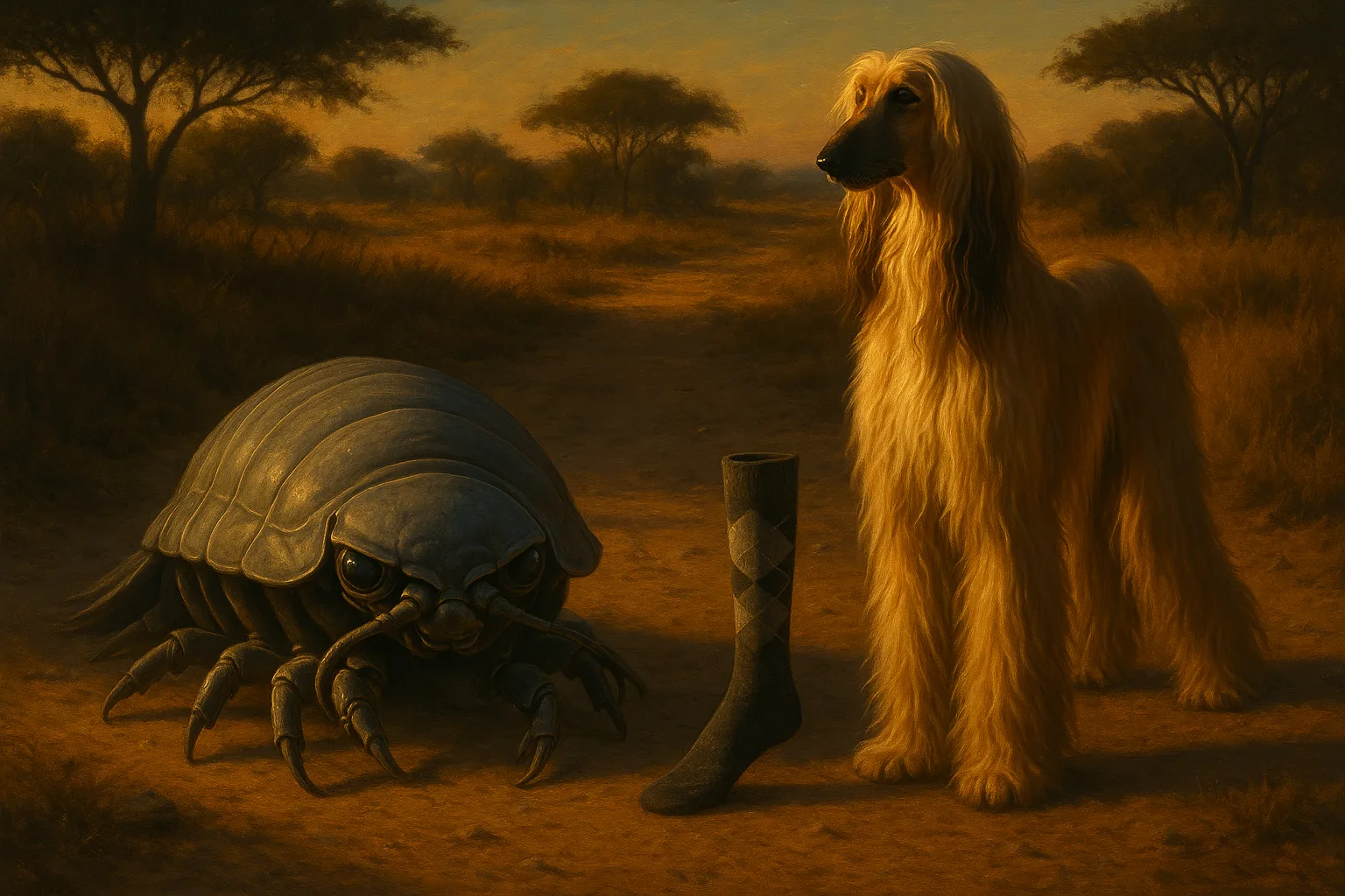 On a Dusty Path Winding Through a Sun-bleached Savanna
