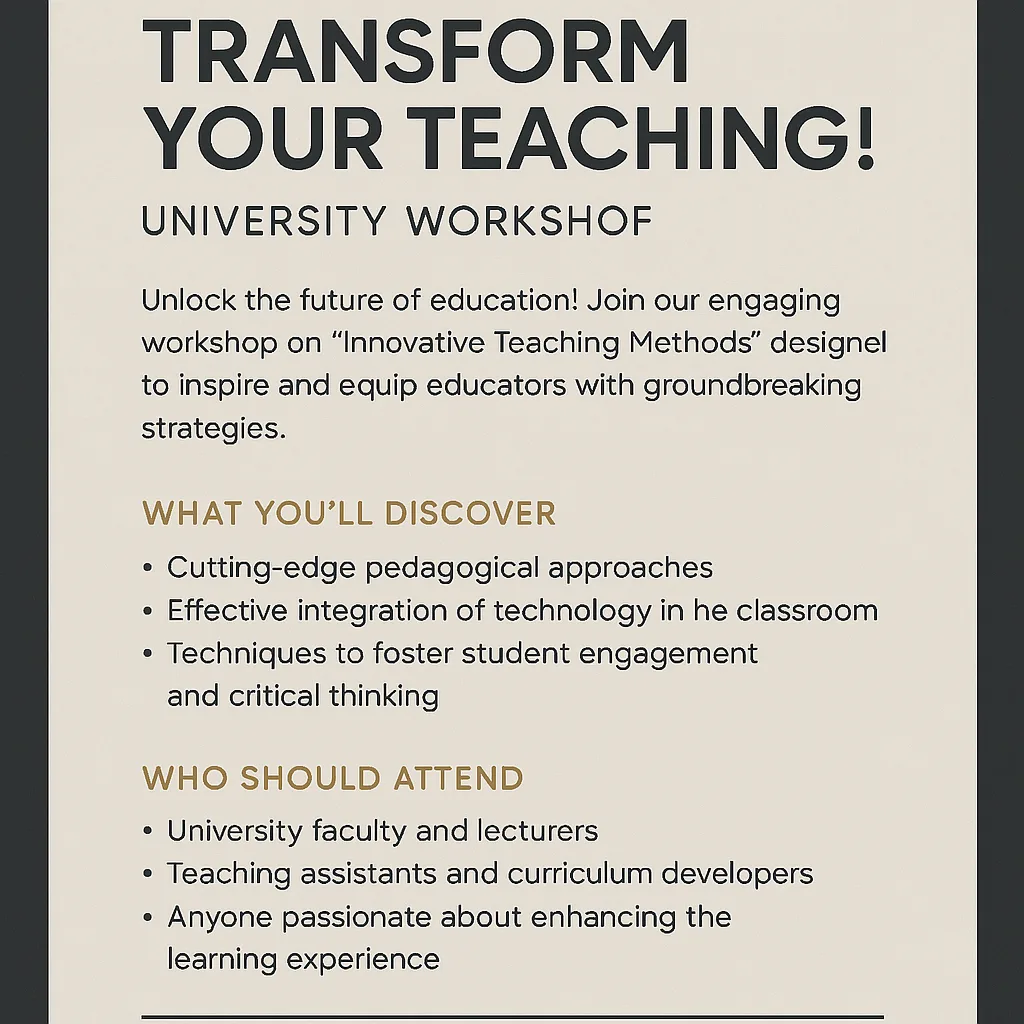Innovative Teaching Methods