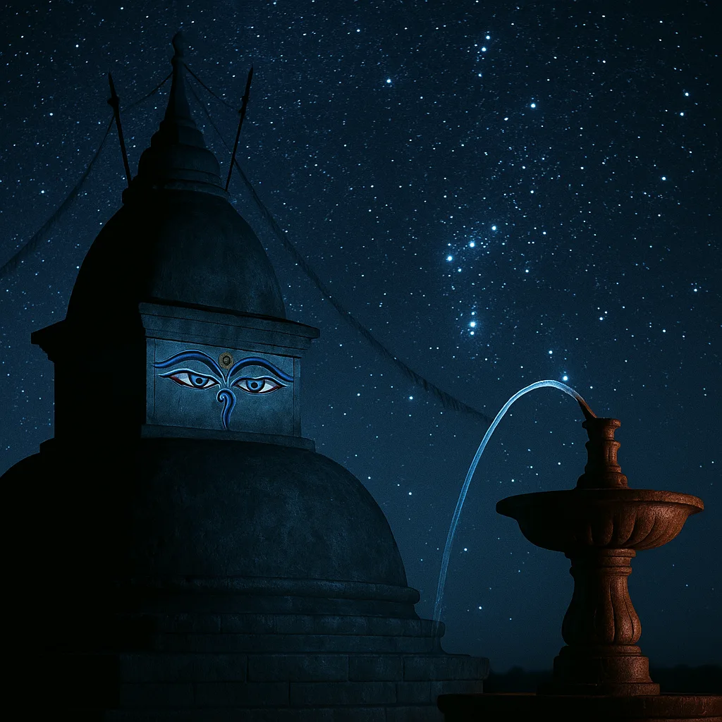 Under a Celestial Canopy of Countless Twinkling Stars