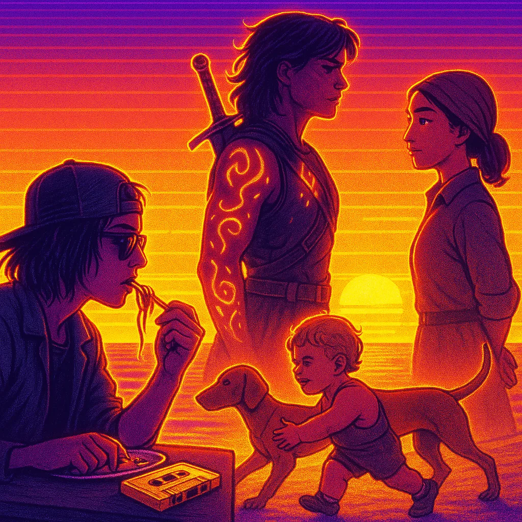Under a Nostalgic 80s/90s Internet-themed Aesthetic