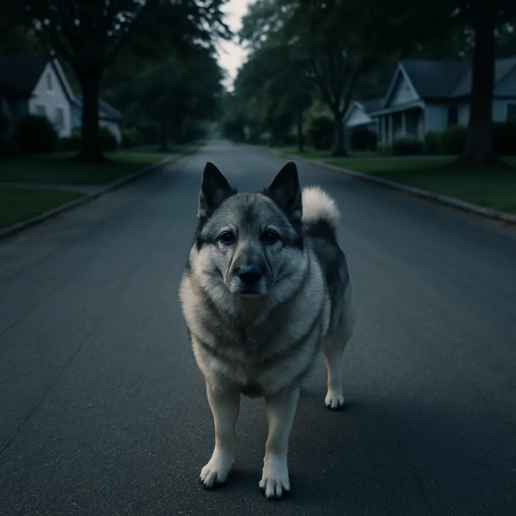 Single Norwegian Elkhound