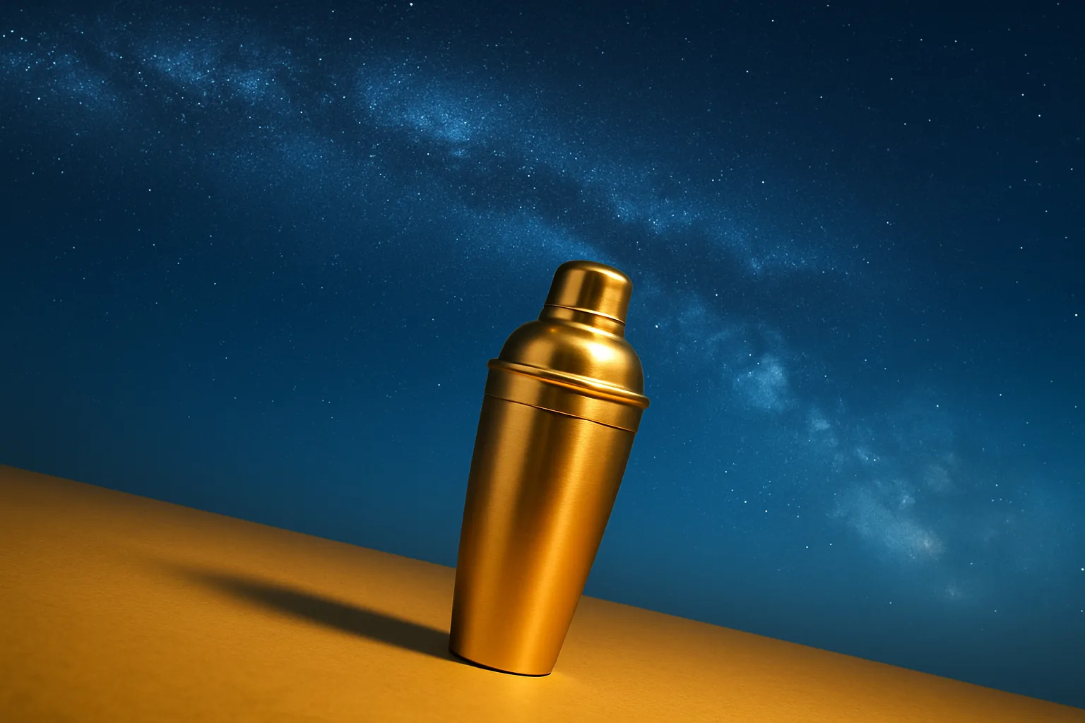 Single Classic Tapered Cylindrical Cocktail Shaker