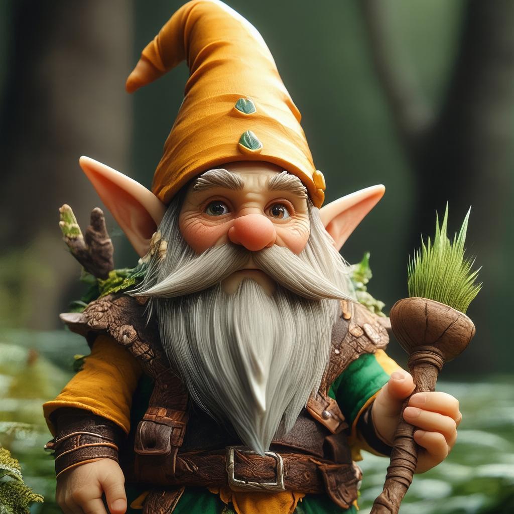 Hyperreal Gnome Druid in Octane Render