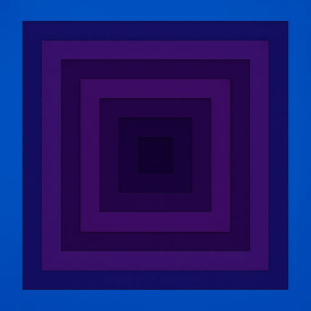 Geometric Pattern Consisting of Nested Rectangles