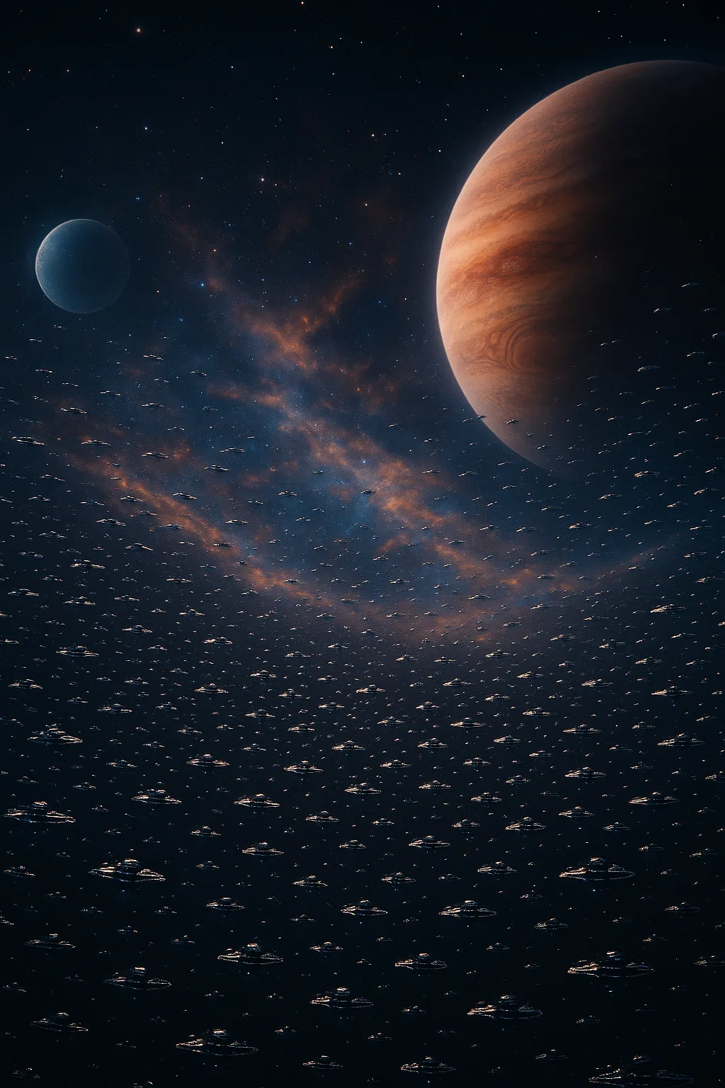 Countless Tiny Spacecraft