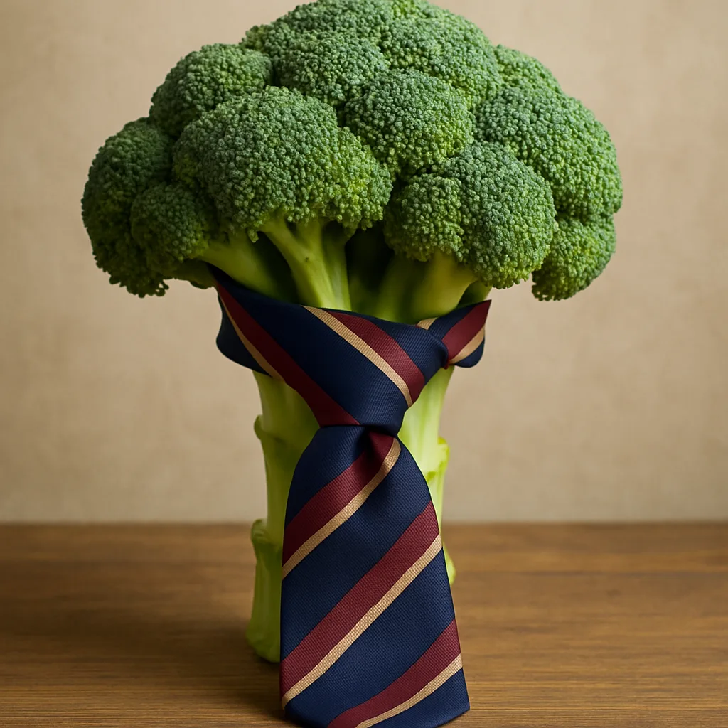 Construct an Image Showing a Head of Broccoli
