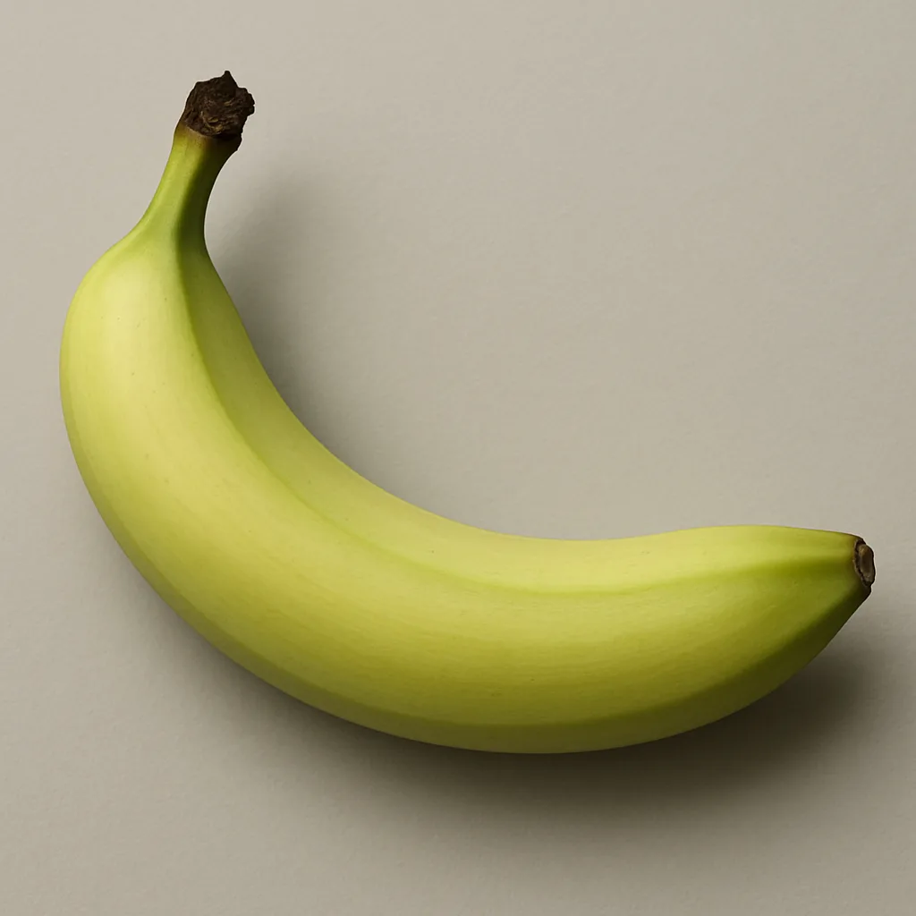 Banana That Is Mildly Underripe
