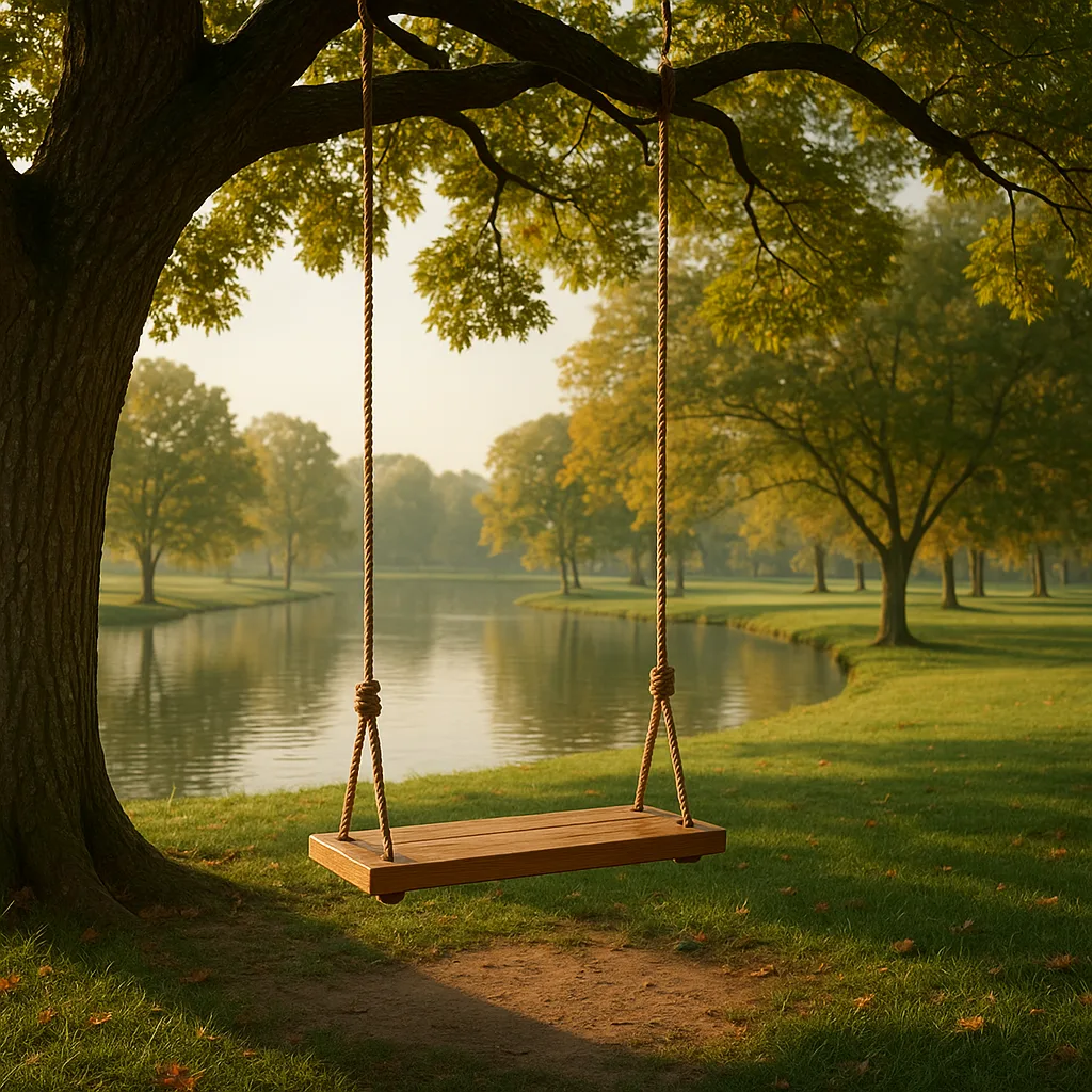 Wooden Swing Hangs
