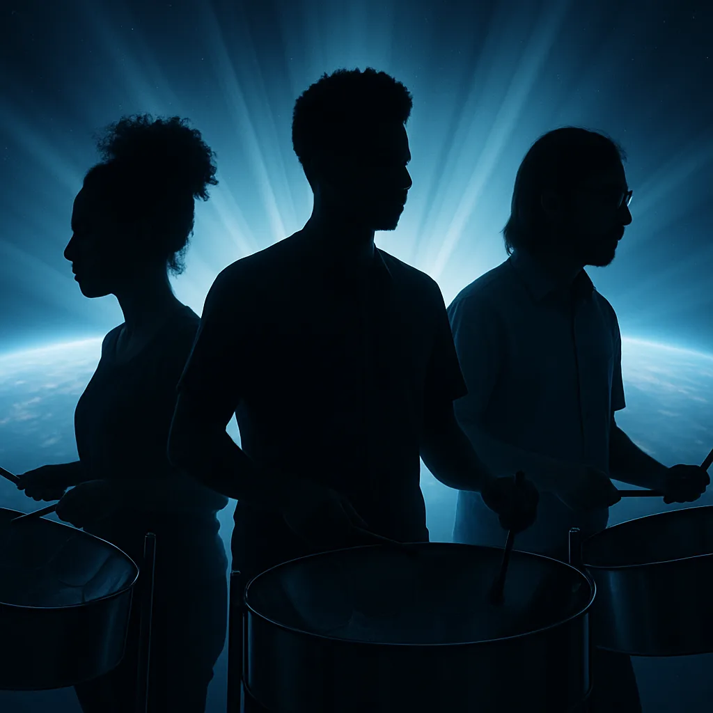 Three Diverse Steel Drums