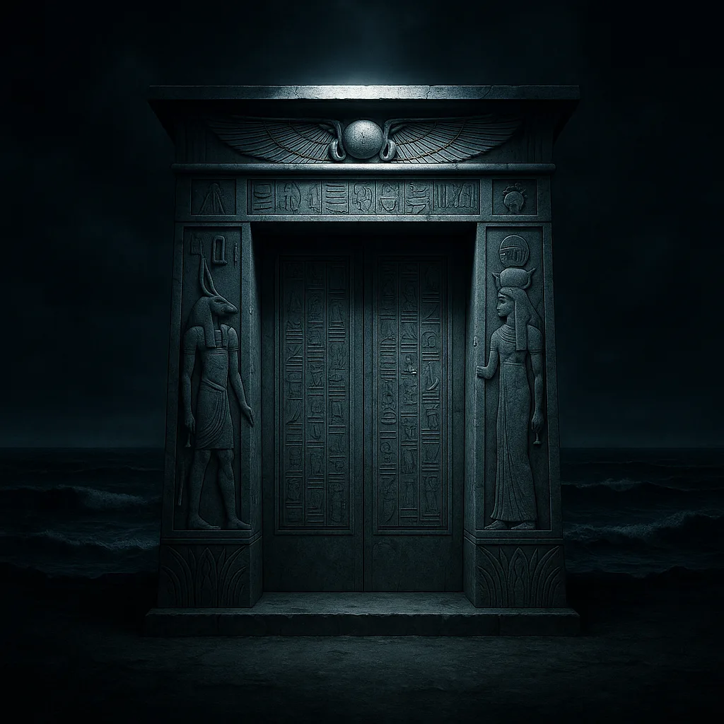 Egyptian Mythological Sliding Door