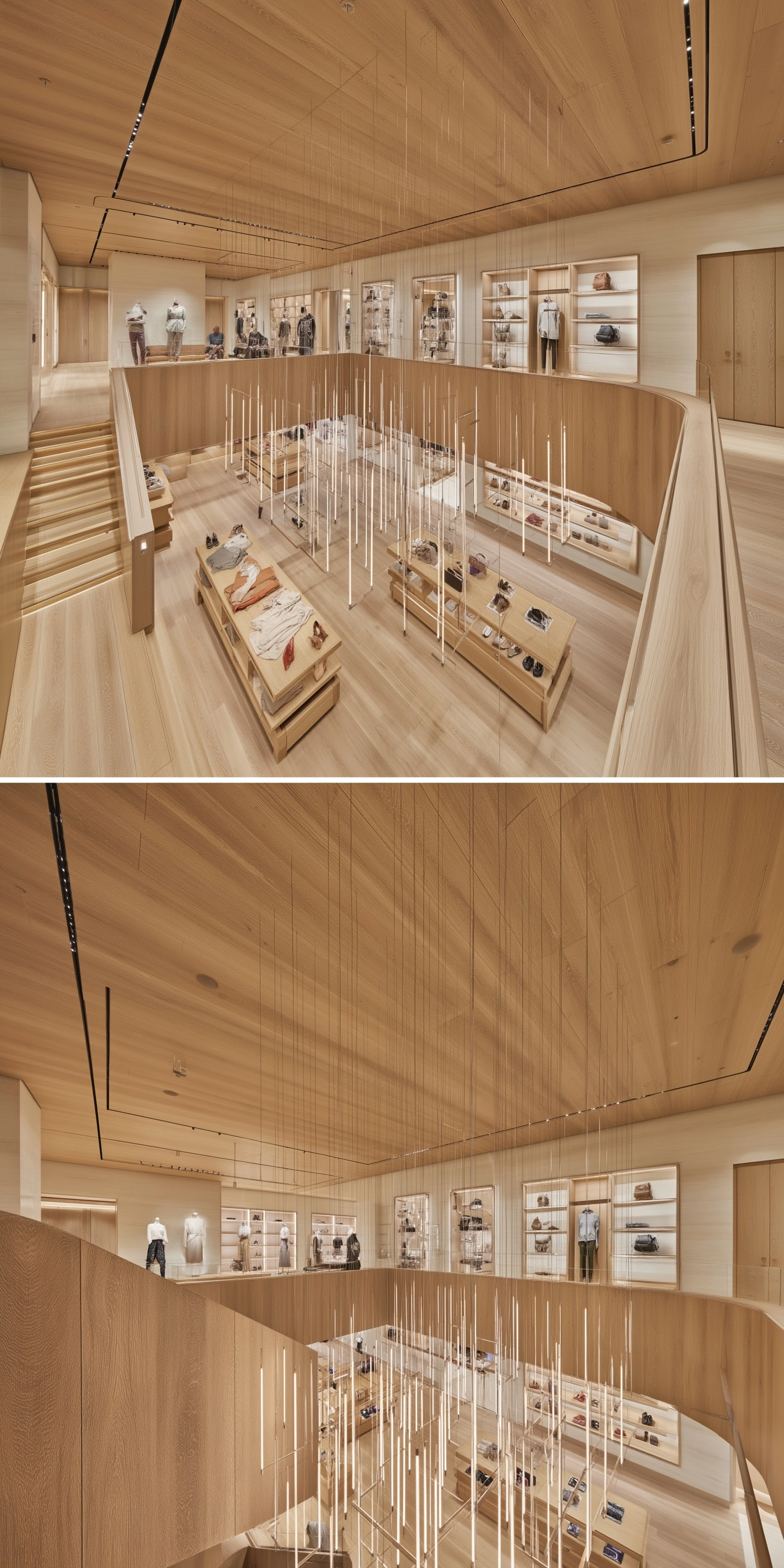 Ultra realistic photo of a premium contemporary retail store interior