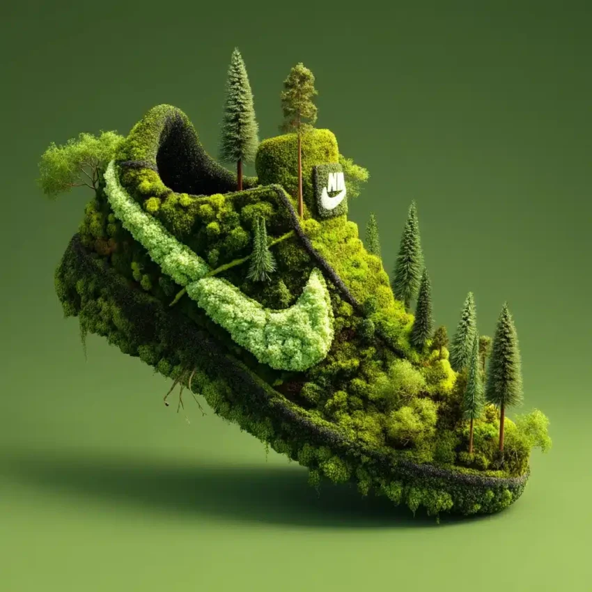 Nike Logo Forest Design